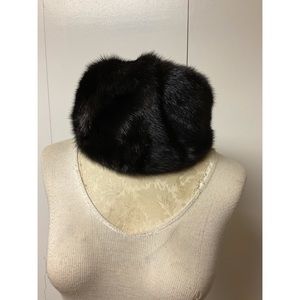 Authentic fur mink cap size S/M